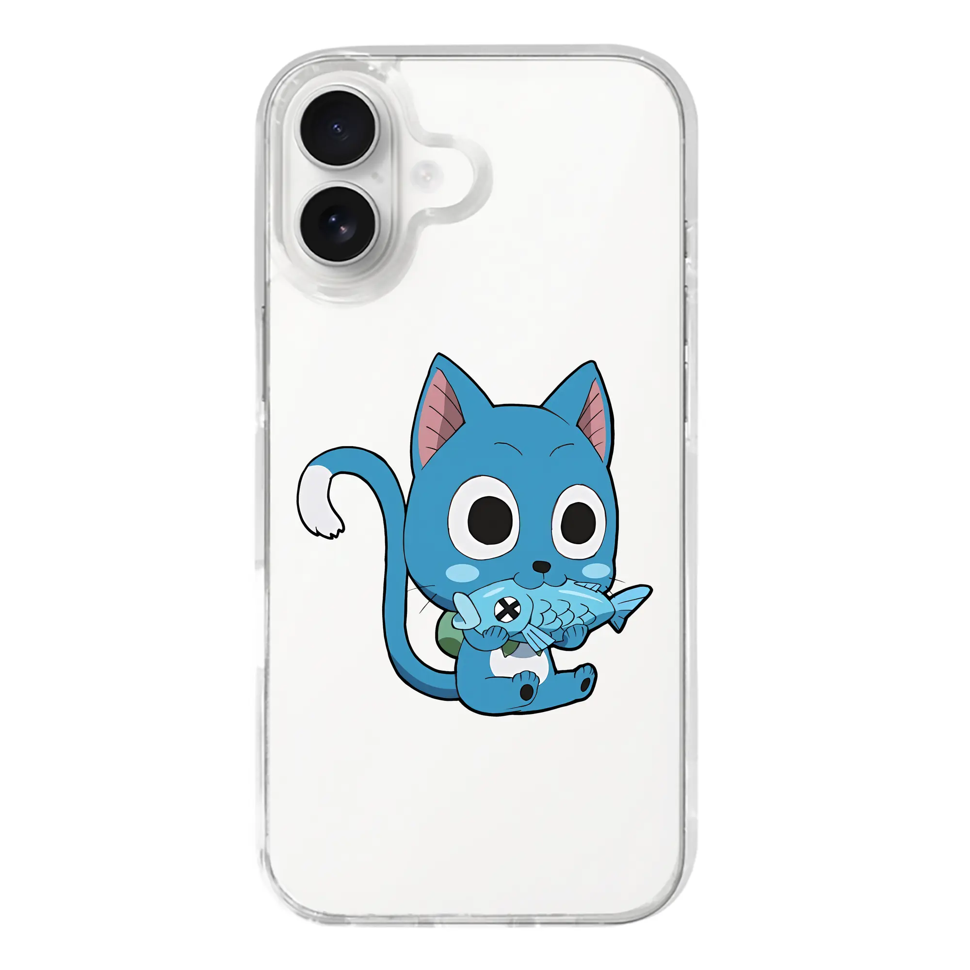 フェアリーテイル グッズ ハッピー - iPhone 17シリーズ 透明スマホケース – 薄型・耐衝撃・精密フィット保護カバー